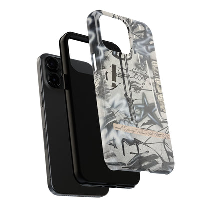 "monochrome mood" airbrush iPhone case