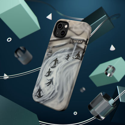 MagSafe "arctic avalanche" airbrush iPhone case