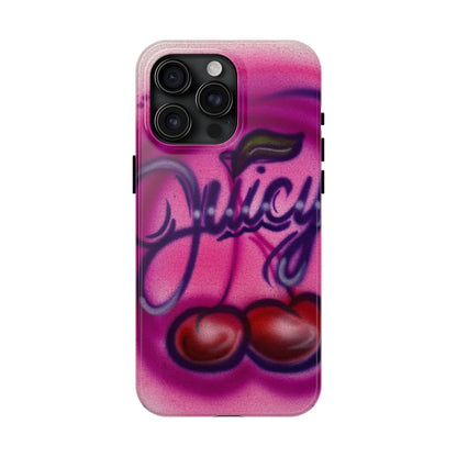 "juicy" airbrush iPhone case
