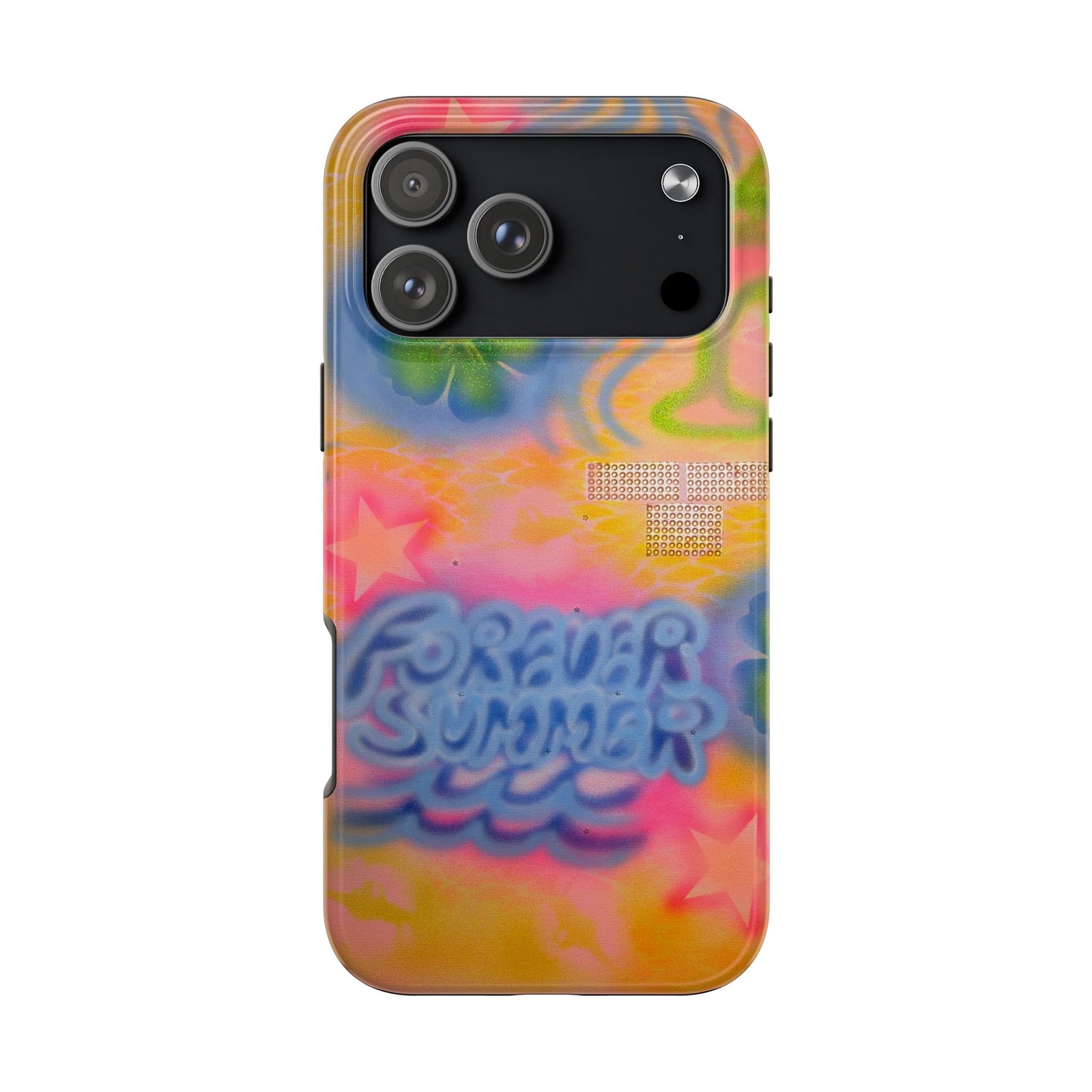 "forever summer" airbrush iPhone case