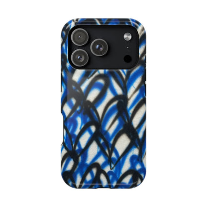 MagSafe "abstract hearts" airbrush iPhone case