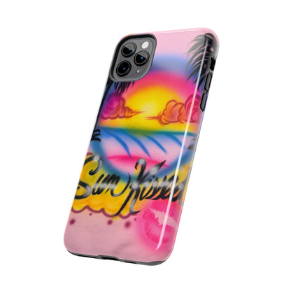 "sunkissed" airbrush iPhone case