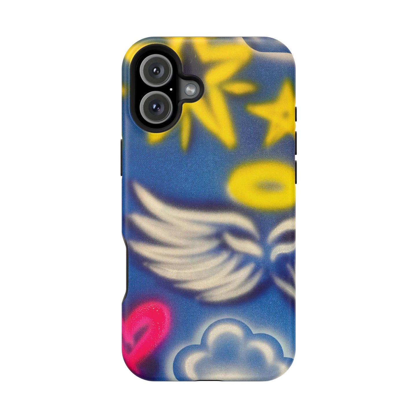 MagSafe "celestial halo" airbrush iPhone case