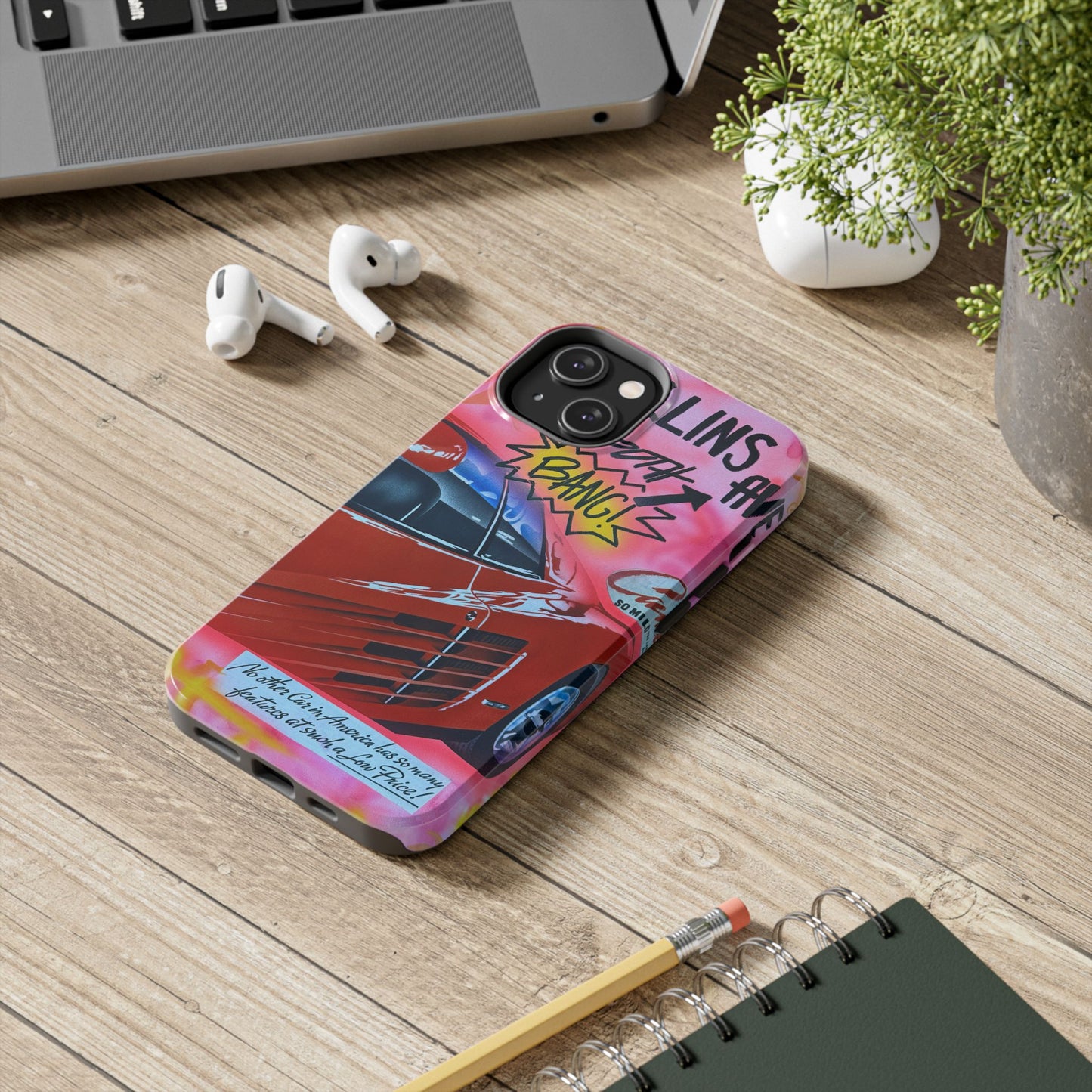"miami momentos" airbrush iPhone case