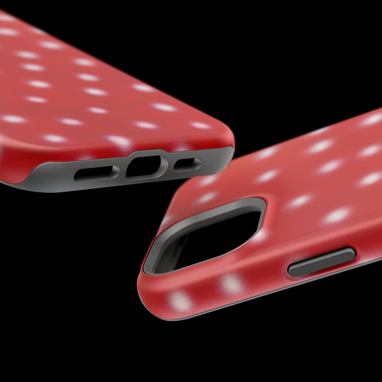 MagSafe "cherry crush polka dot" airbrush iPhone case
