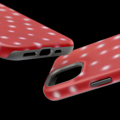MagSafe "cherry crush polka dot" airbrush iPhone case