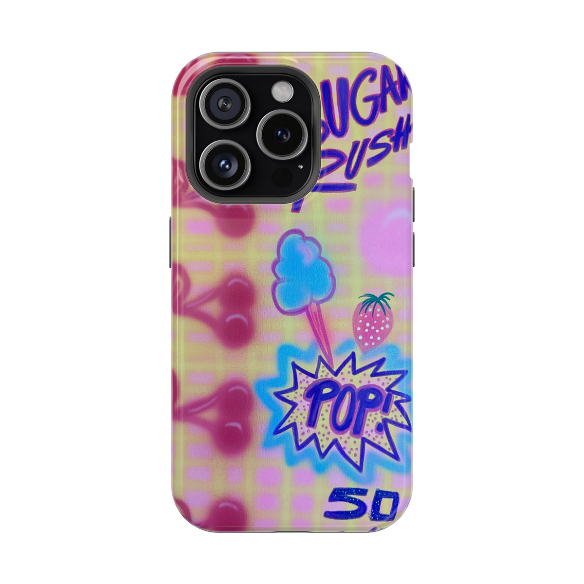 MagSafe "sugar rush" airbrush iPhone case