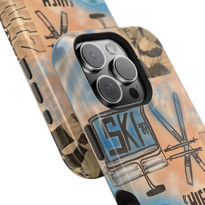 MagSafe „high in the clouds“ Airbrush iPhone Hülle