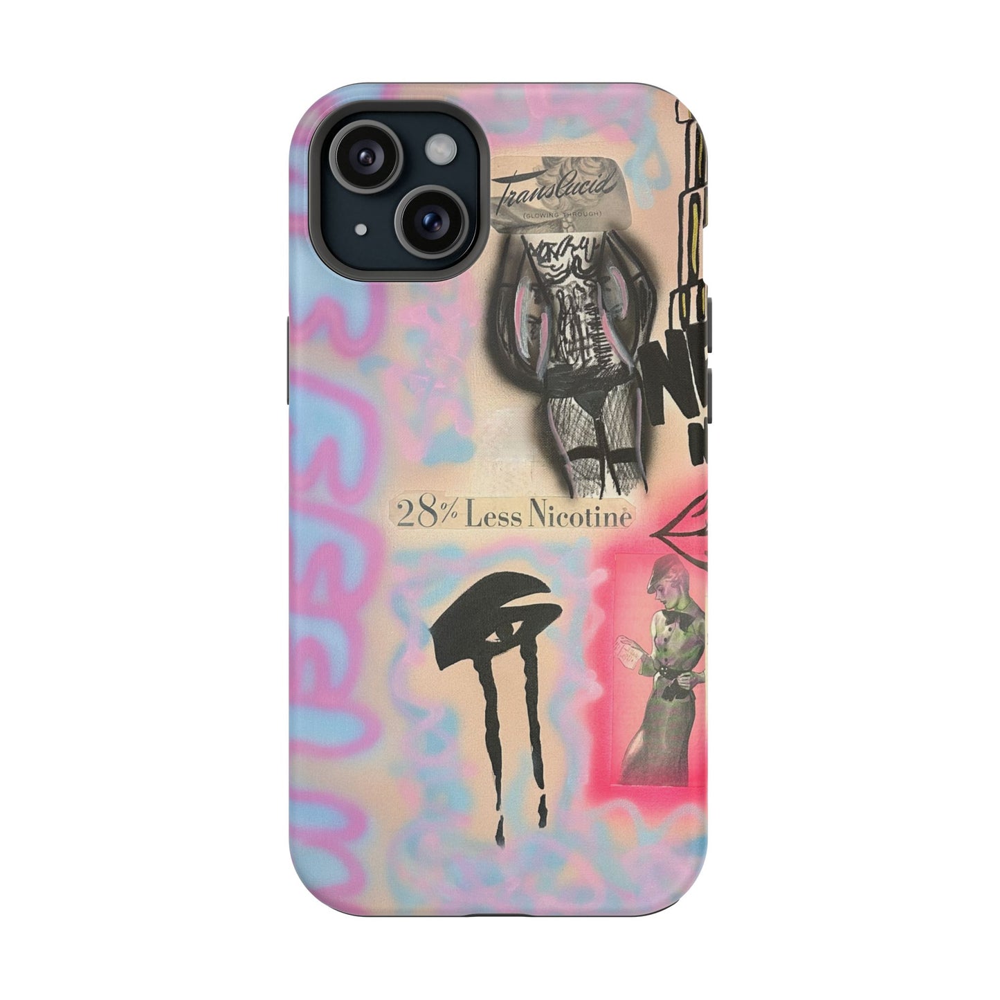 MagSafe "the feeling" airbrush iPhone case