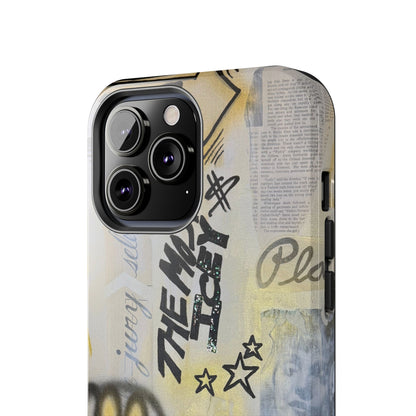 "golden glacier" airbrush iPhone case