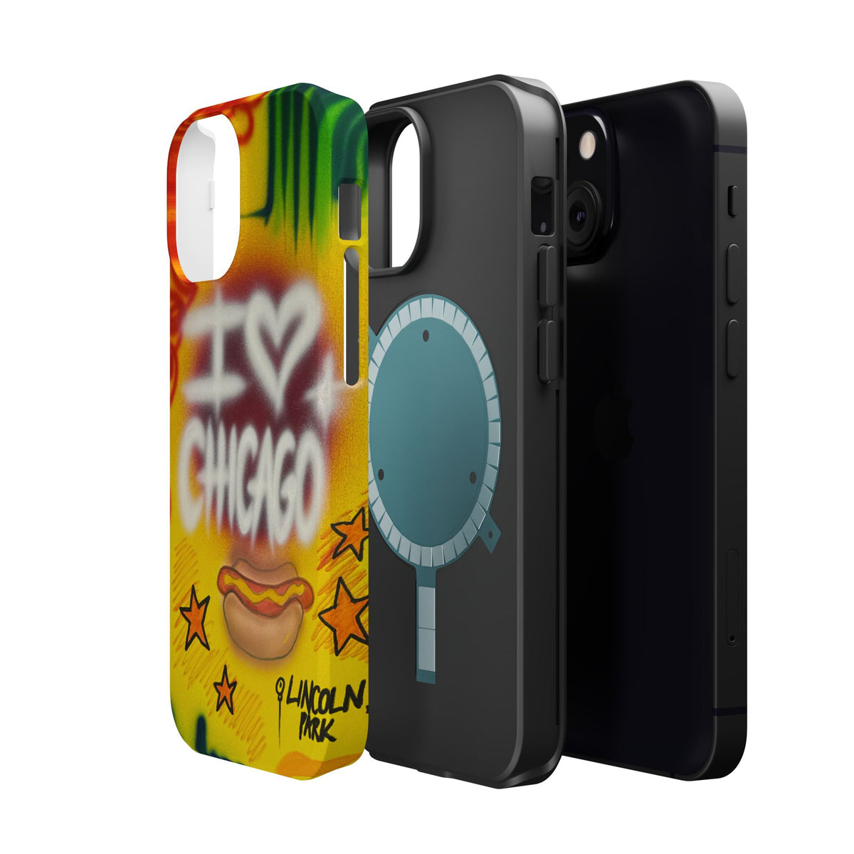 MagSafe "chicago" airbrush iPhone case