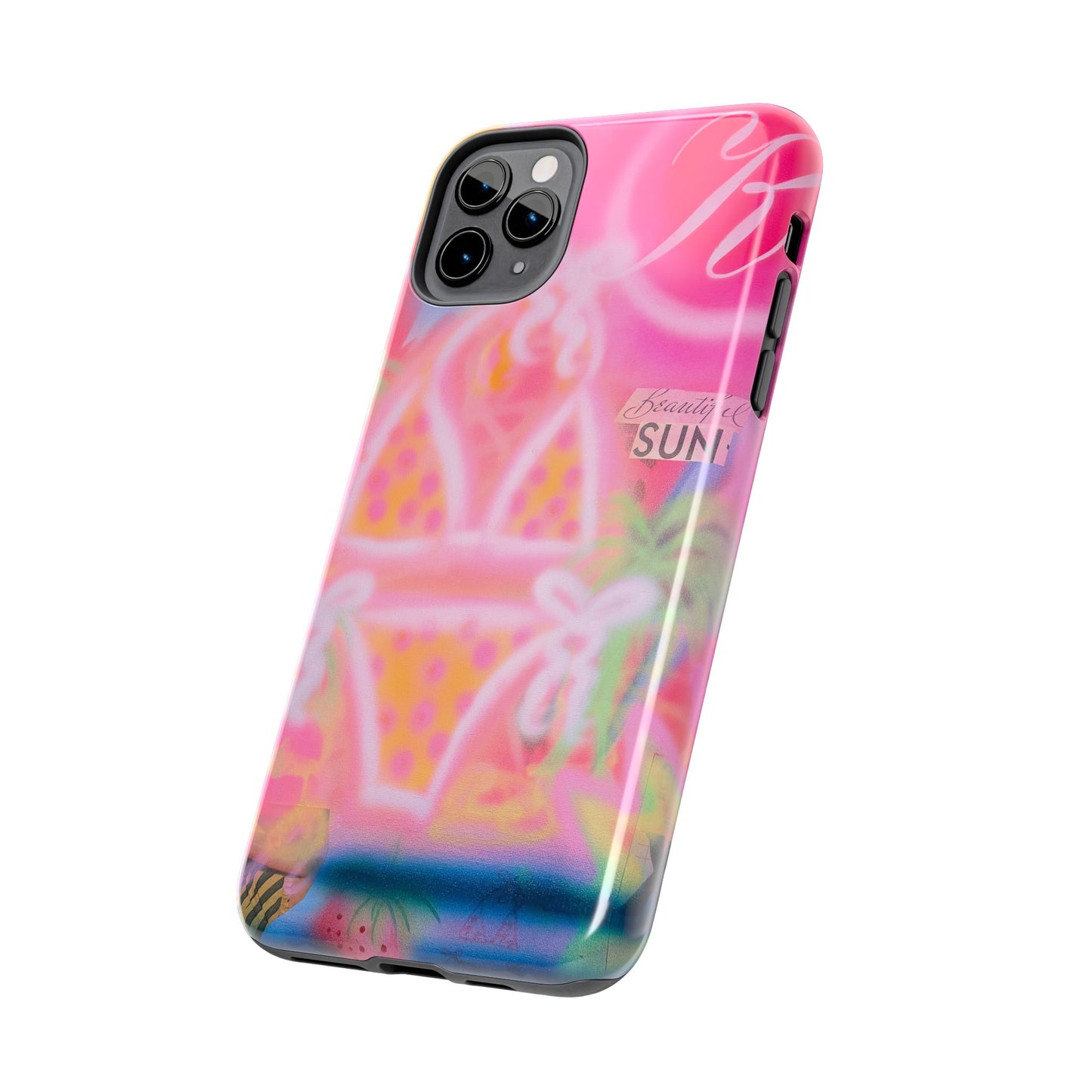 "santa monica strawberry" airbrush iPhone case