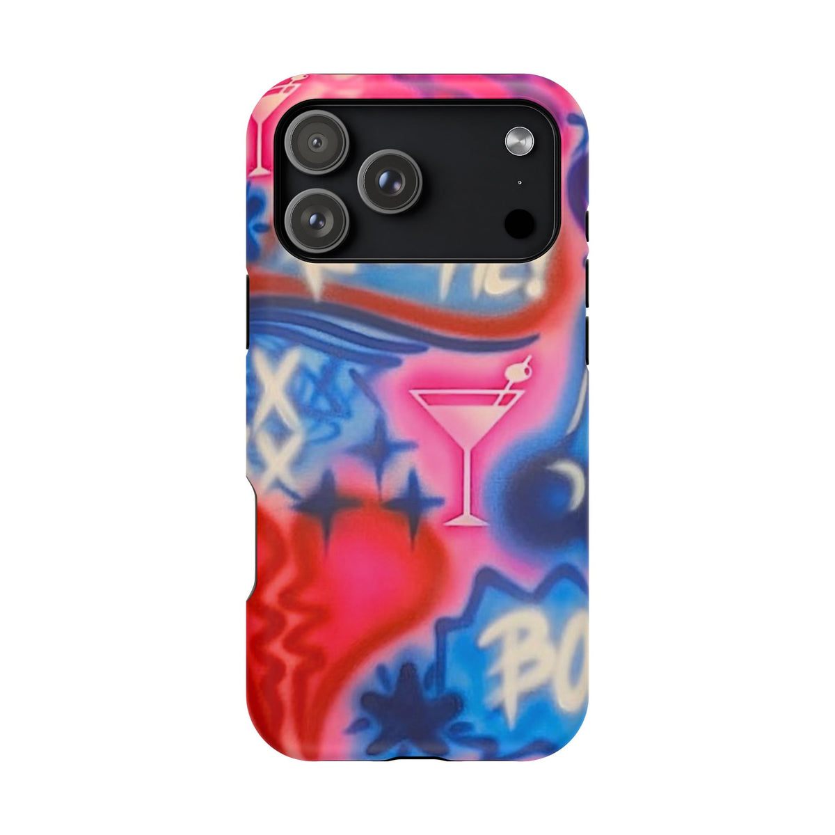 MagSafe "kiss me pt. 2" Airbrush iPhone Hülle