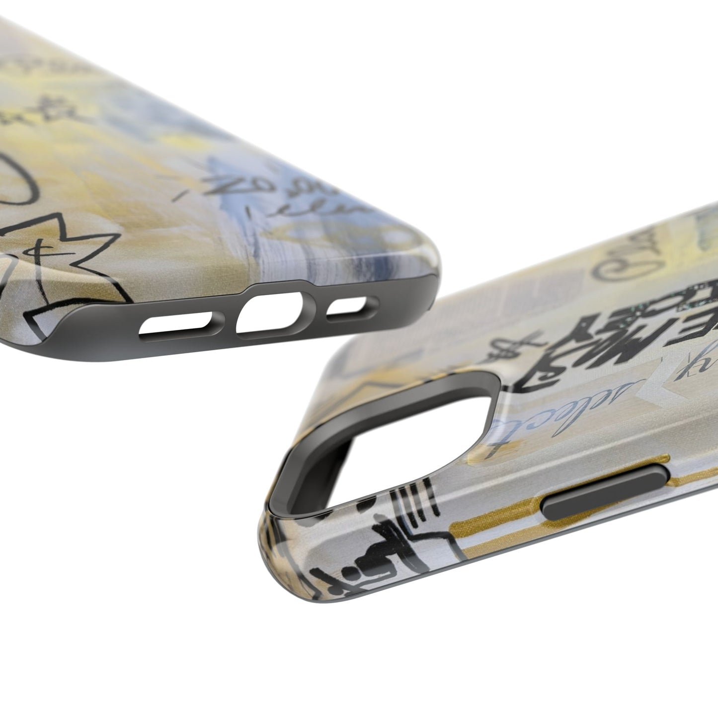 MagSafe "golden glacier" airbrush iPhone case