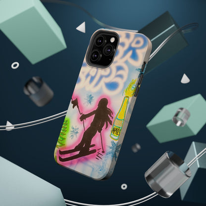 MagSafe "winter escape" airbrush iPhone case