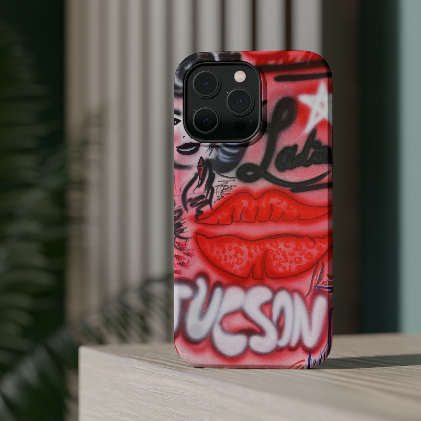 MagSafe "tucson, az" airbrush iPhone case