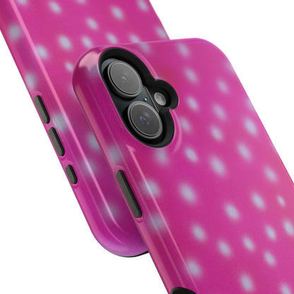 MagSafe "bubblegum polka dot" airbrush iPhone case