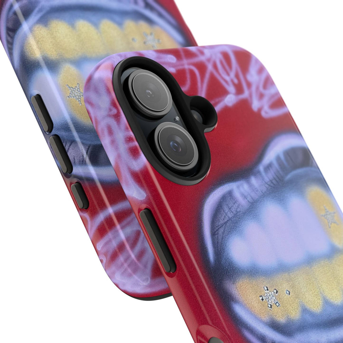 "tooth drip" airbrush iPhone case