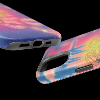 MagSafe "glowy night" airbrush iPhone case