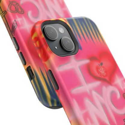 MagSafe „In der Stadt“ Airbrush iPhone-Hülle
