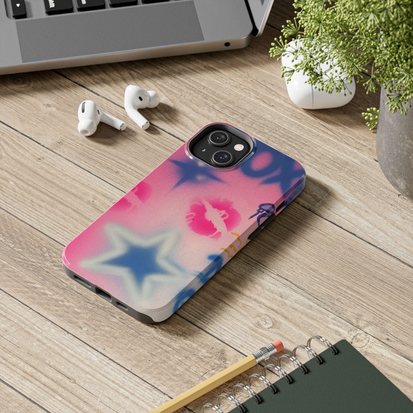 "star symbol" airbrush iPhone case