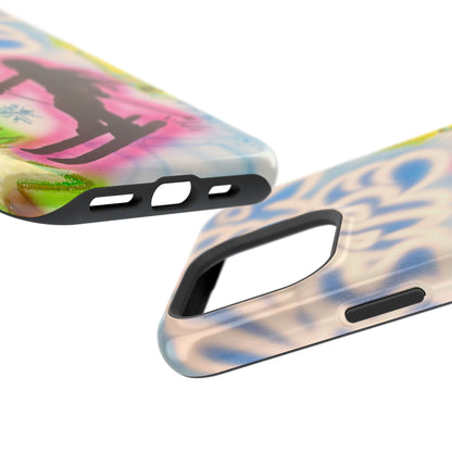 MagSafe "winter escape" airbrush iPhone case