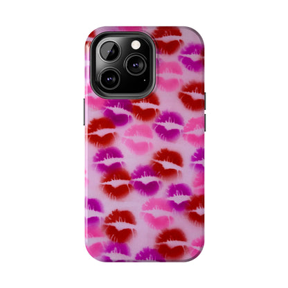 "mwah" airbrush iPhone case