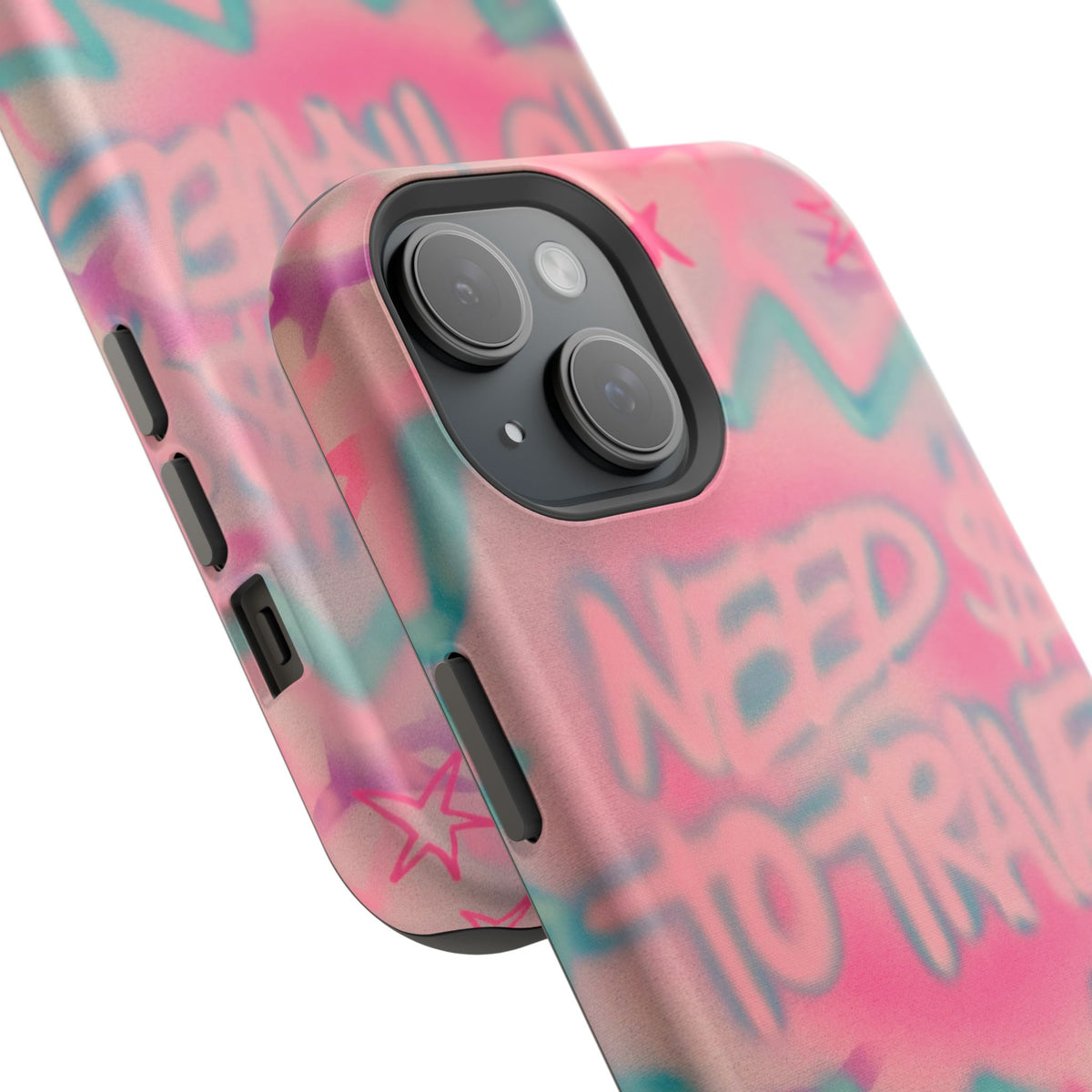 MagSafe "need $$ to travel" airbrush iPhone case