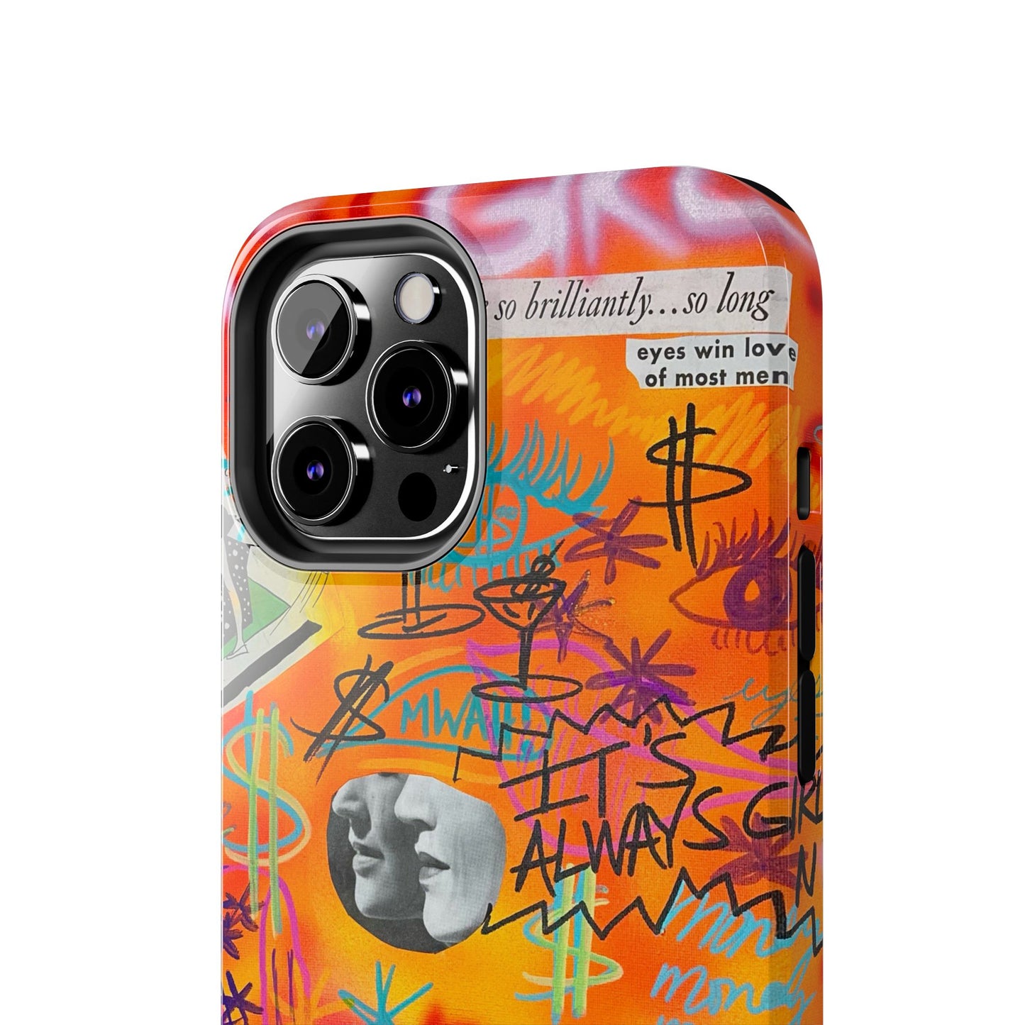 "young, rich, hot!" airbrush iPhone case