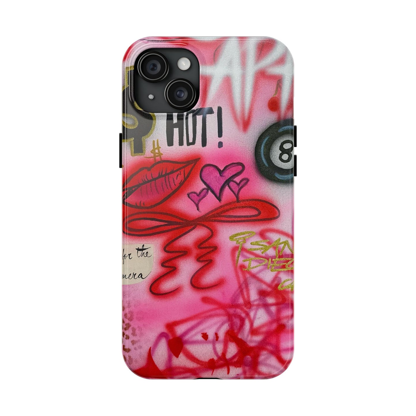"IT girl" airbrush iPhone case