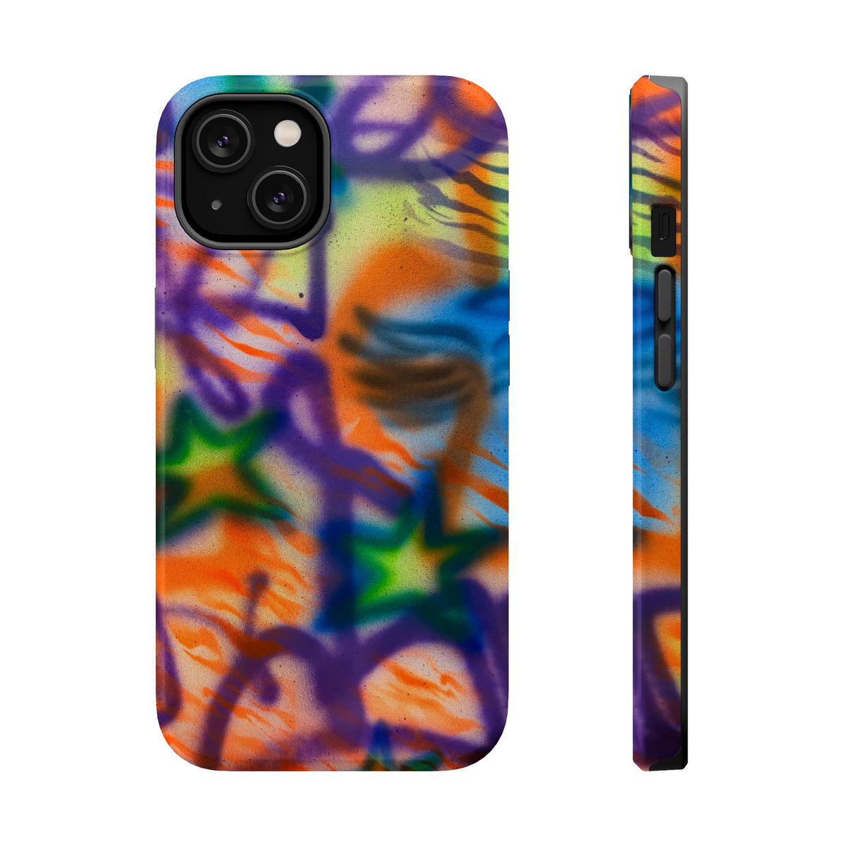 MagSafe "streetwear angel" airbrush iPhone case