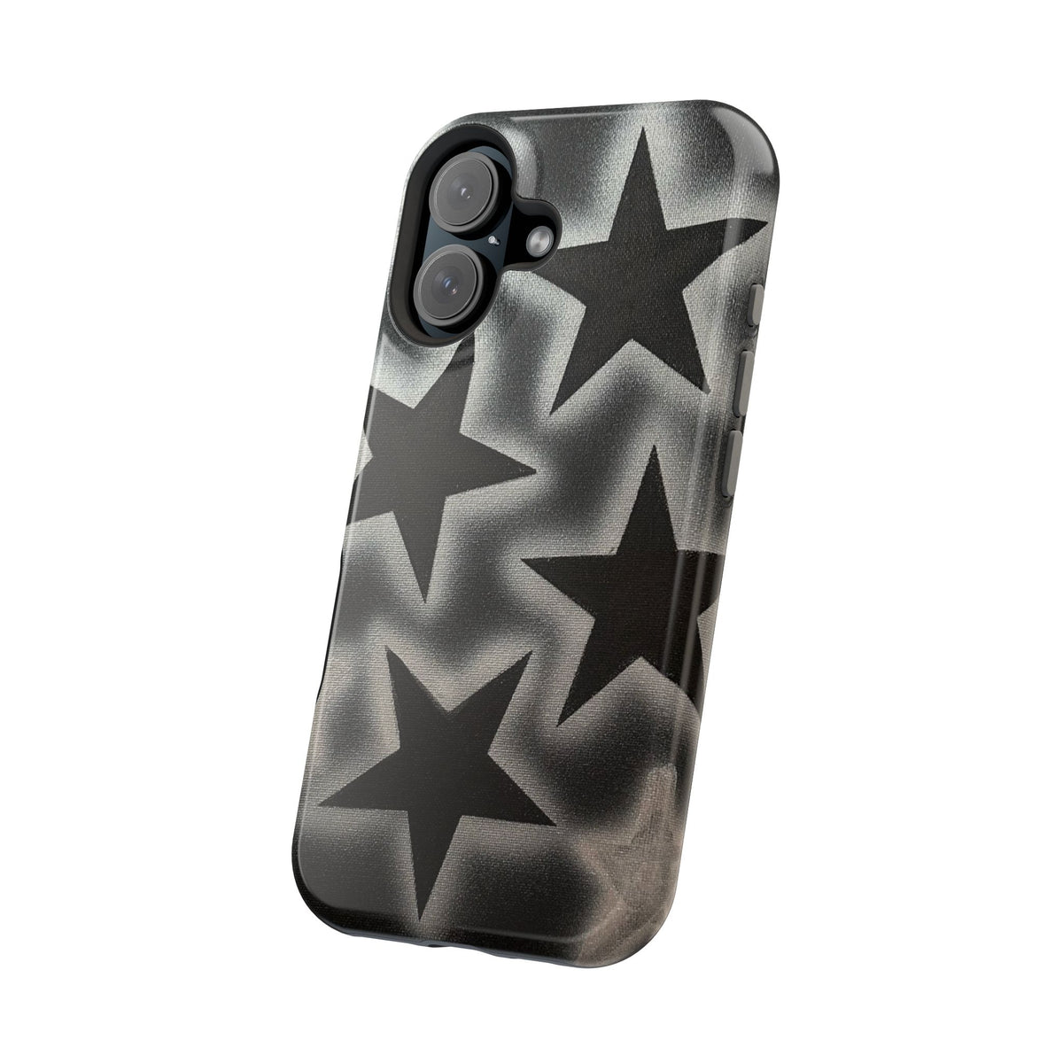 MagSafe "chrome stars" airbrush iPhone case