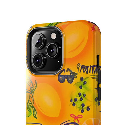 "citrus coastline" airbrush iPhone case