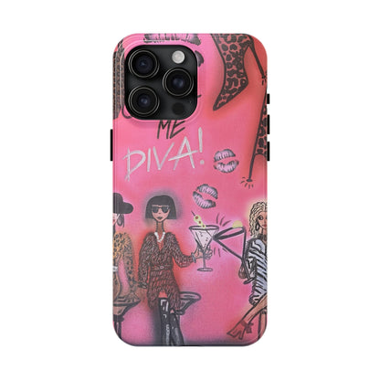 "party diva" airbrush iPhone case