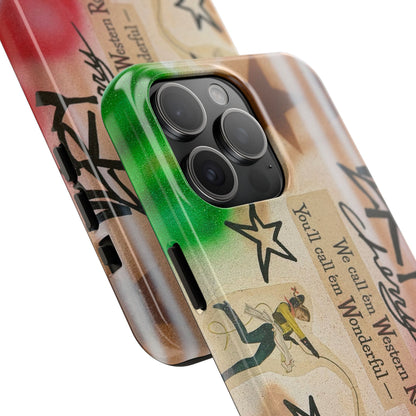 "very cherry" airbrush iPhone case