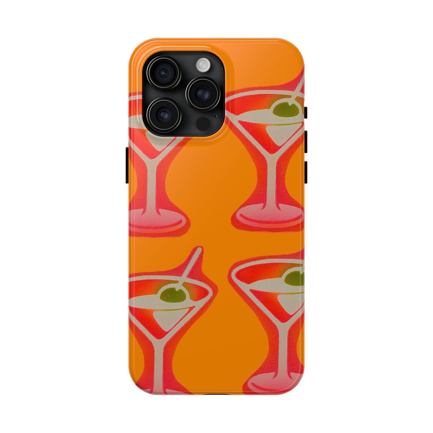 "shaken, not stirred” airbrush iPhone case