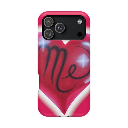 MagSafe "i <3 me" Airbrush iPhone Hülle