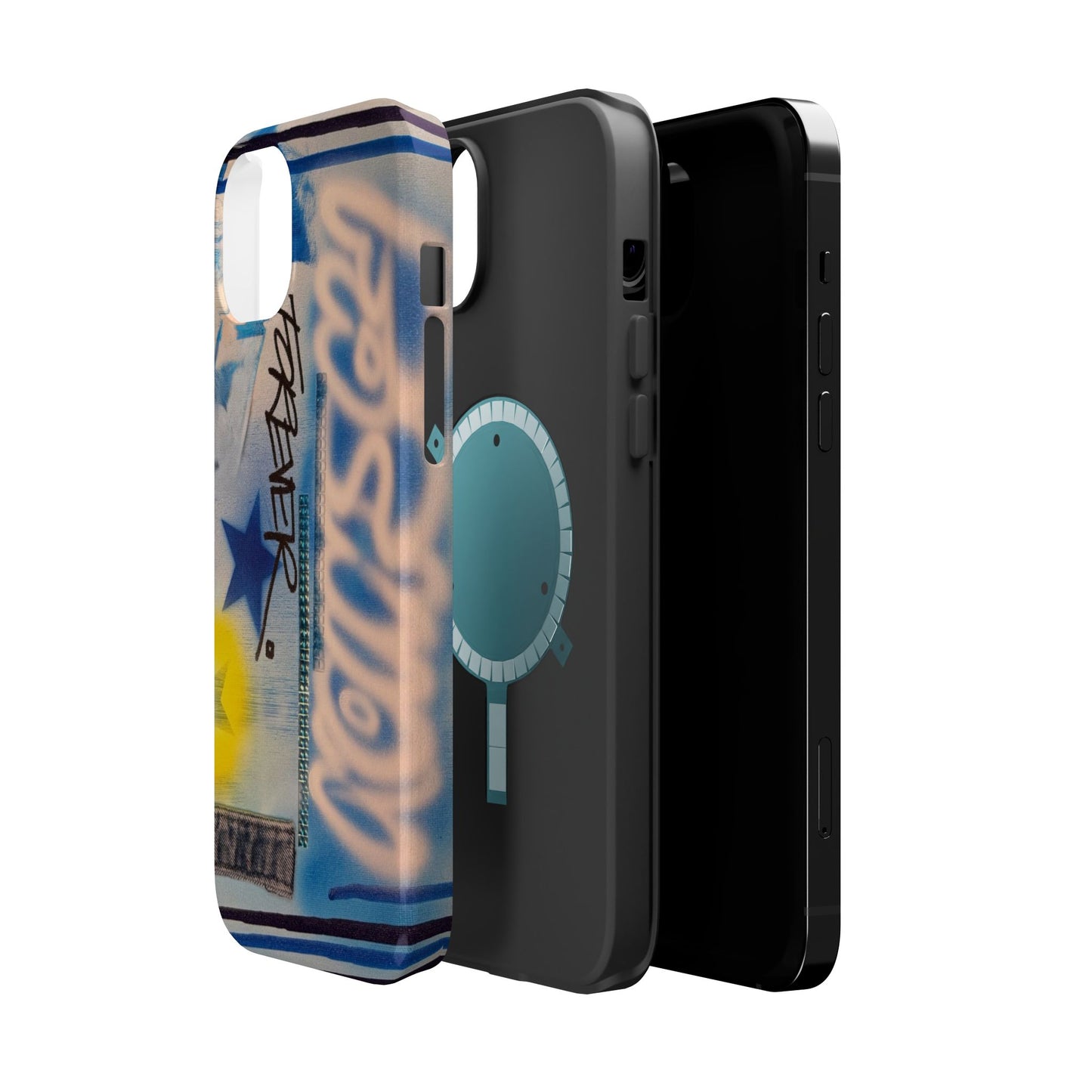 MagSafe "fashion forever" airbrush iPhone case