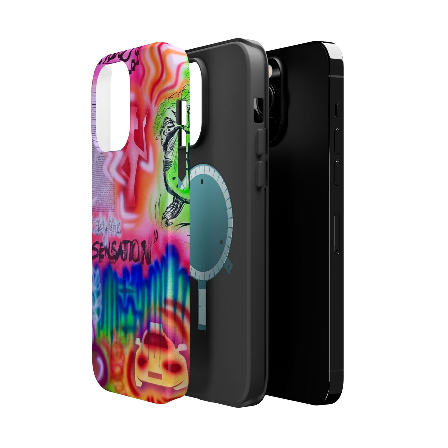 MagSafe "skyline sensation" airbrush iPhone case