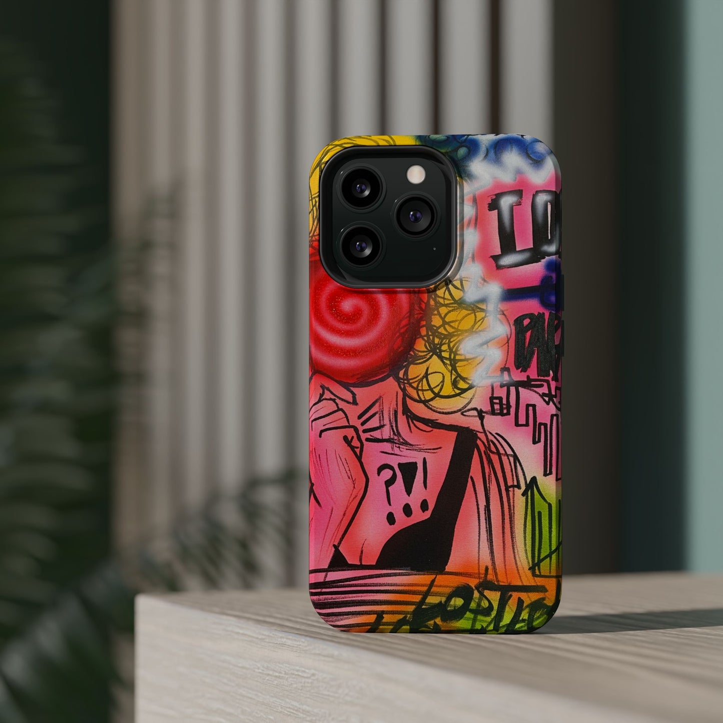 MagSafe „Lost in Paradise“ Airbrush-iPhone-Hülle