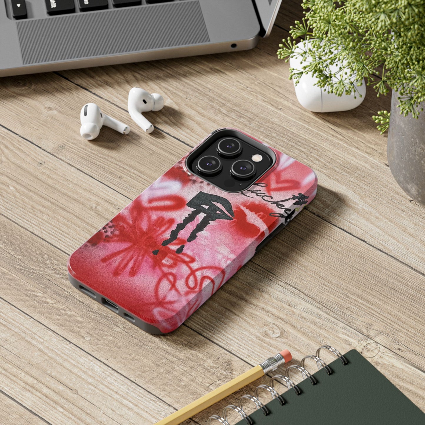"intriguing encounter" airbrush iPhone case