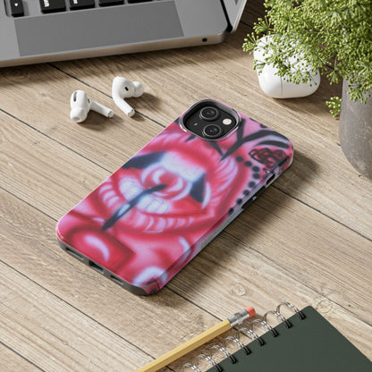 "be happy go lucky" airbrush iPhone case