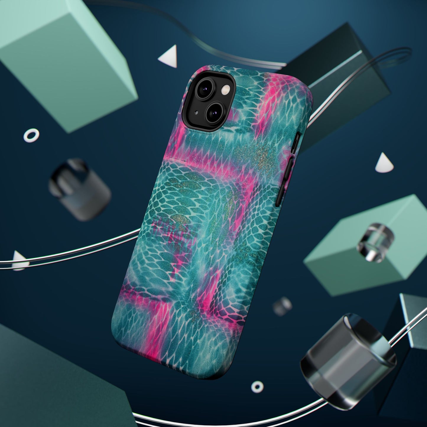 MagSafe "snakeskin" airbrush iPhone case