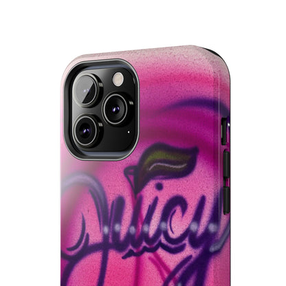 "juicy" airbrush iPhone case