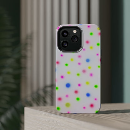 MagSafe "birthday cake polka dot" airbrush iPhone case
