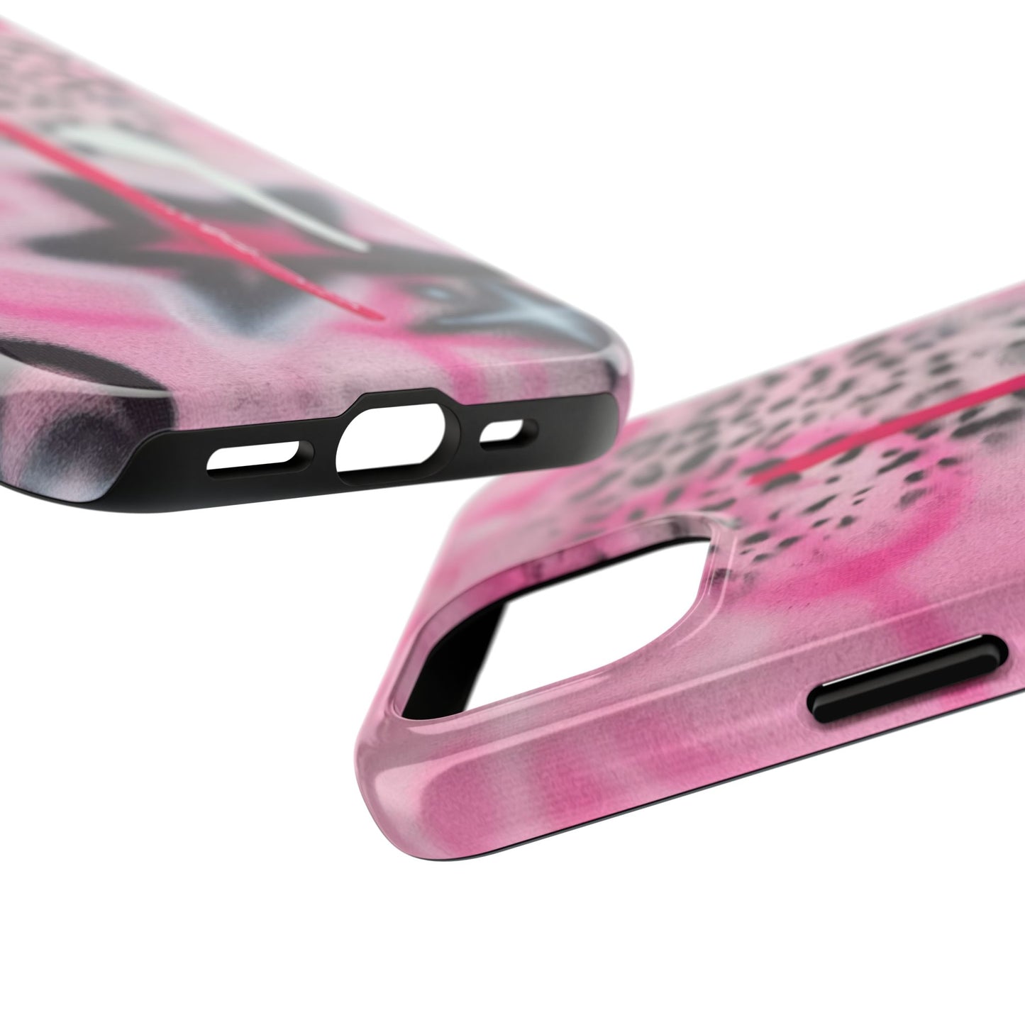 "pink cheetah" airbrush iPhone case