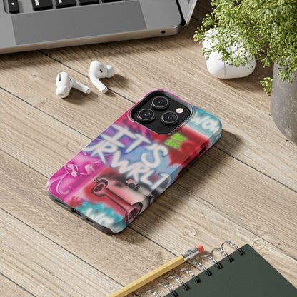 "it's ur WRLD" airbrush iPhone case