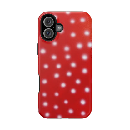 MagSafe "cherry crush polka dot" airbrush iPhone case