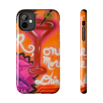 "one more drink!" airbrush iPhone case