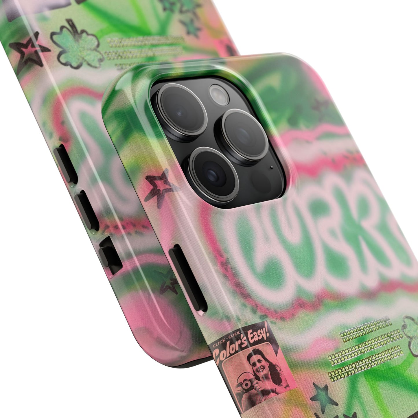 "so lucky" airbrush iPhone case